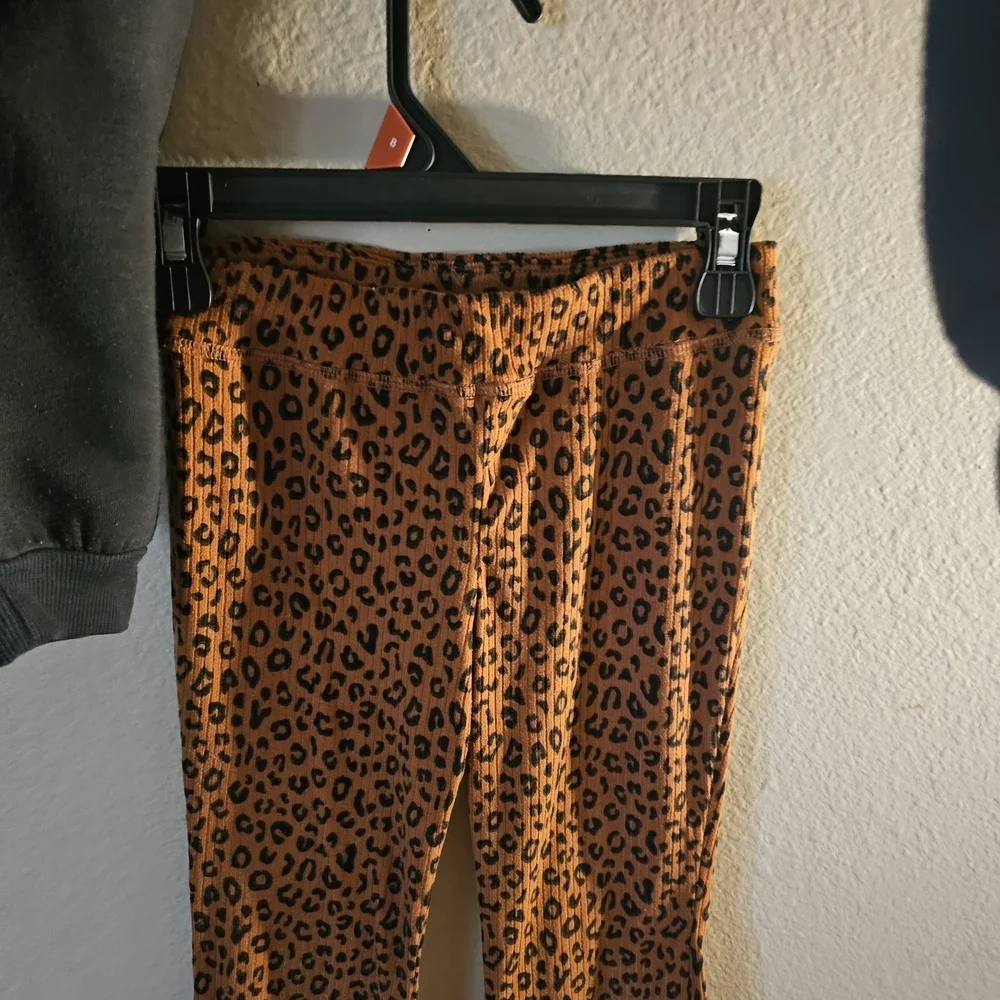 Derek Heart Black and Brown Matching Pajama Set